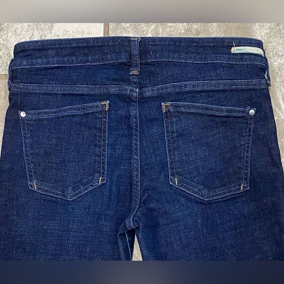 Pilcro Anthropologie Fit/S.TE.T Dark Blue Wash Denim Jeans 29x31 LNWO Tags - Picture 7 of 12